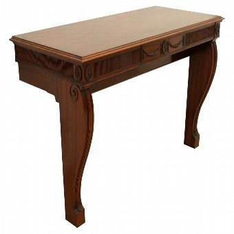Adams Style Mahogany Console Table