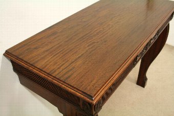 Antique Adams Style Mahogany Console Table