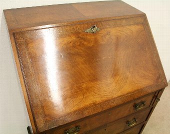 Antique George II Style Walnut Bureau