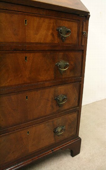 Antique George II Style Walnut Bureau
