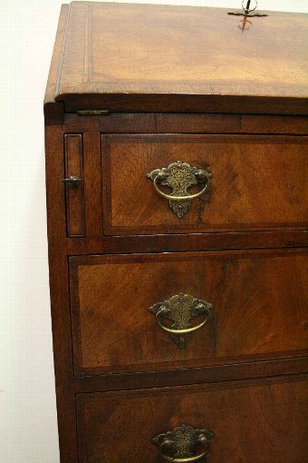 Antique George II Style Walnut Bureau