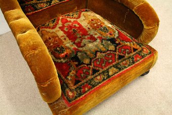 Antique Victorian Carpet Chair
