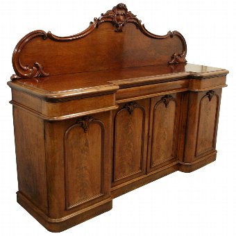 Classic Victorian Scottish Mahogany Sideboard