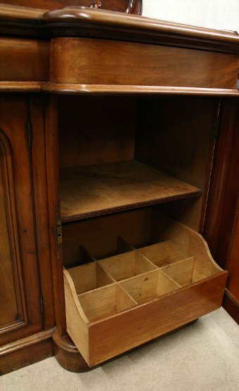 Antique Classic Victorian Scottish Mahogany Sideboard