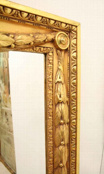 Antique Large Pair of Carved and Gilded Mirrors