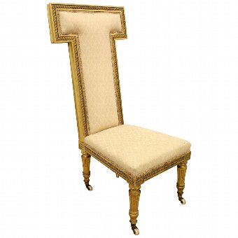 Mid Victorian Nursing Chair/Pre-Dieu Chair
