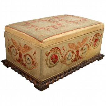 Late George IV Rosewood Ottoman