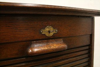 Antique Oak Lebus Filing Cabinet/Music Cabinet