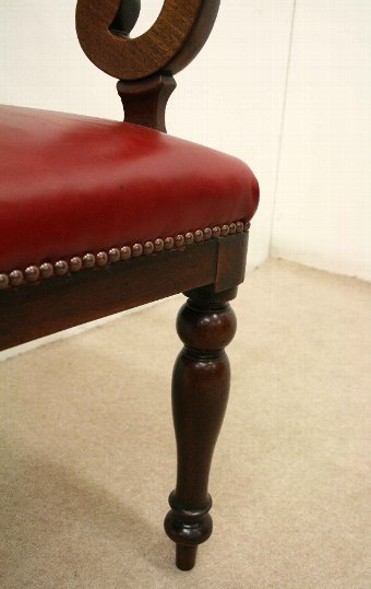 Antique Early Victorian Mahogany Armchair