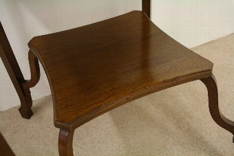 Antique Sheraton Style Mahogany Inlaid Occasional Table