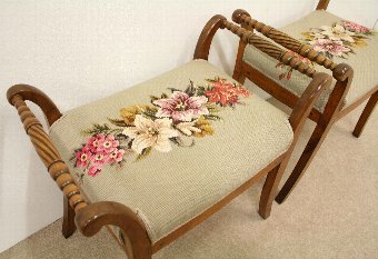Antique Pair of Window Seats/Stools