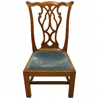 Antique Wheelers Oak Gossip Chair
