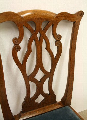Antique Wheelers Oak Gossip Chair