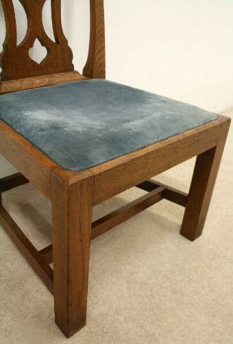 Antique Wheelers Oak Gossip Chair