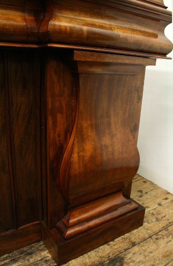 Antique Monumental Early Victorian Scottish Mahogany Sideboard