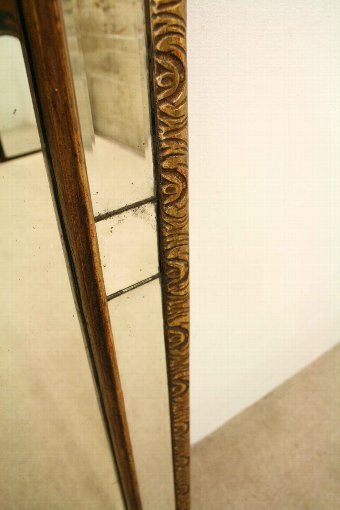 Antique George II Style Carved and Gilded Pier Mirror