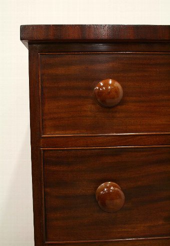 Antique Mid Victorian Mahogany Chest of Drawers