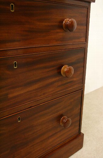 Antique Mid Victorian Mahogany Chest of Drawers