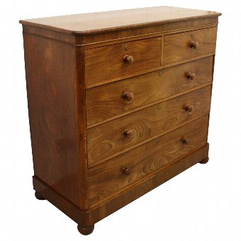 Victorian Spanish Mahogany Chest of Drawers
