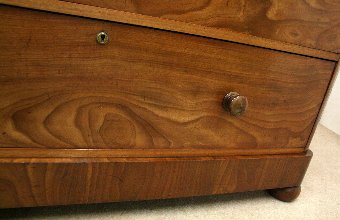 Antique Victorian Spanish Mahogany Chest of Drawers