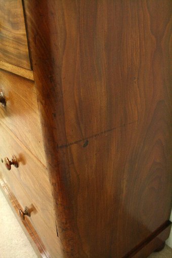 Antique Victorian Spanish Mahogany Chest of Drawers