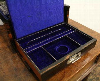 Antique Mid Victorian Travelling Vanity Box