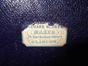Antique Mid Victorian Travelling Vanity Box