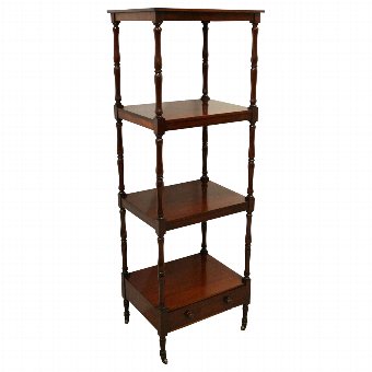 William IV Mahogany Whatnot