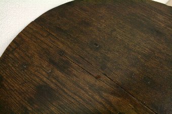Antique Provincial Oak Cricket Table