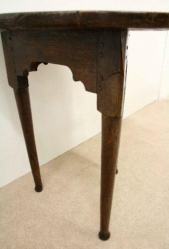 Antique Provincial Oak Cricket Table