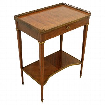 French Parquetry Inlaid Side Table
