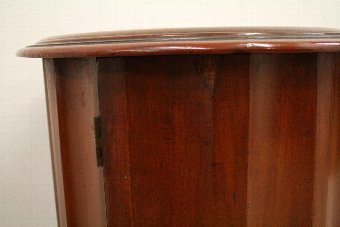 Antique Victorian Mahogany Pedestal Bedside Cabinet