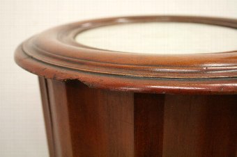 Antique Victorian Mahogany Pedestal Bedside Cabinet