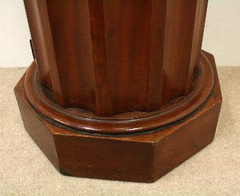 Antique Victorian Mahogany Pedestal Bedside Cabinet