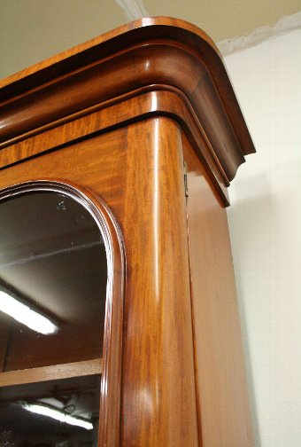 Antique Victorian Two Door Cabinet Bookcase