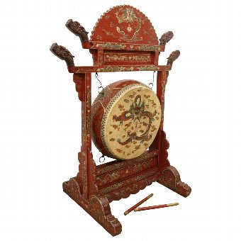 Japanese Drum on Stand