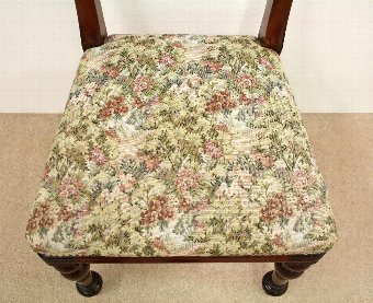 Antique Set of 6 Scottish Victorian Dining Chairs