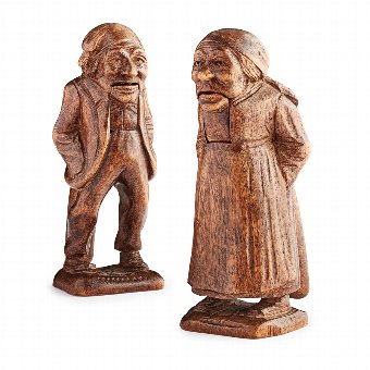 Pair of Black Forest Nutcrackers