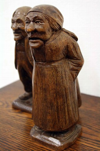 Antique Pair of Black Forest Nutcrackers