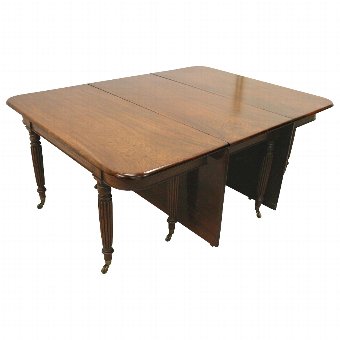 Antique George IV Mahogany Dining Table