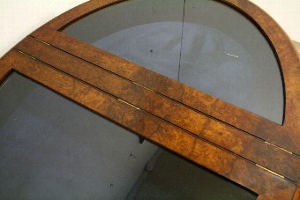 Antique Burr Walnut Display Table/Bijouterie Table