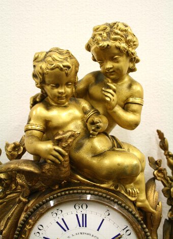Antique French Ormolu Mantel Clock