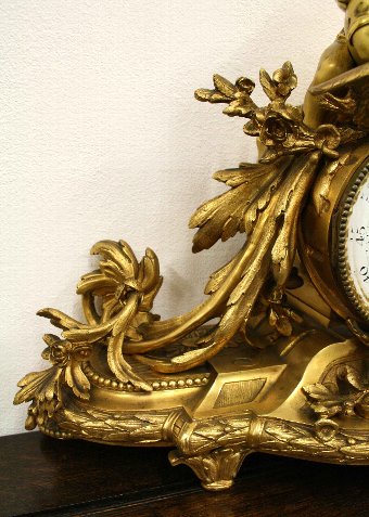 Antique French Ormolu Mantel Clock