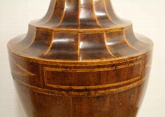 Antique George III Mahogany Urn Cutlery Box