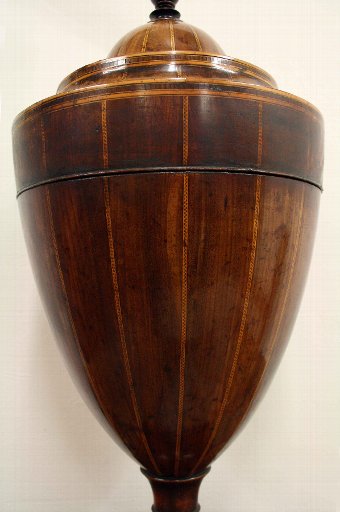 Antique George III Mahogany Urn Cutlery/Knife Box