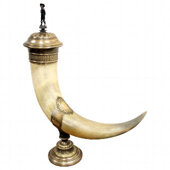 EPNS and Cow Horn Table Decoration