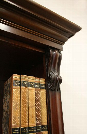 Antique Tall Victorian Open Bookcase