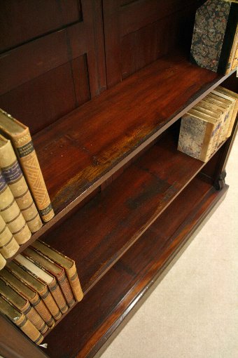 Antique Tall Victorian Open Bookcase