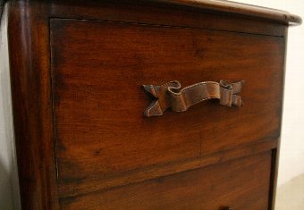 Antique Pair of Victorian Spanish Mahogany Chests of Drawers