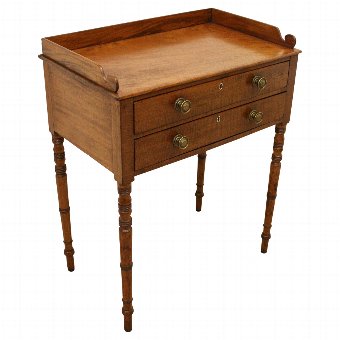 George III Mahogany Low Side Table